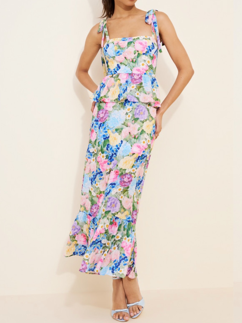 ✨ Show Me Your MuMu Paxton Dress Floral Garden